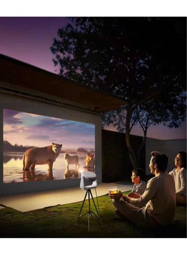Smartberry Experience Immersive Entertainment Anywhere with the Smartbarry HT9 HDR Outdoor Projector: 4K Support, Wireless Connectivity, Built-in Android, Keystone Correction, and Massive Projection up to 150 Inches - Image 3