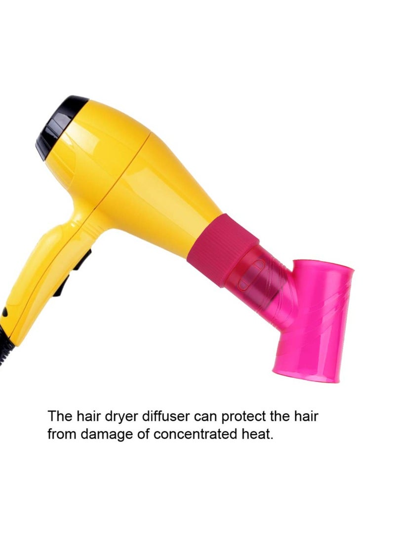 Excefore Hair Dryer Diffuser, Blow Dryer Attachment, Curly Hair Dryer Diffuser, Hair Salon Styling Tools, Create Curly Hair, for Men and Women, Dry Hair Quickly(Pink) - Image 5