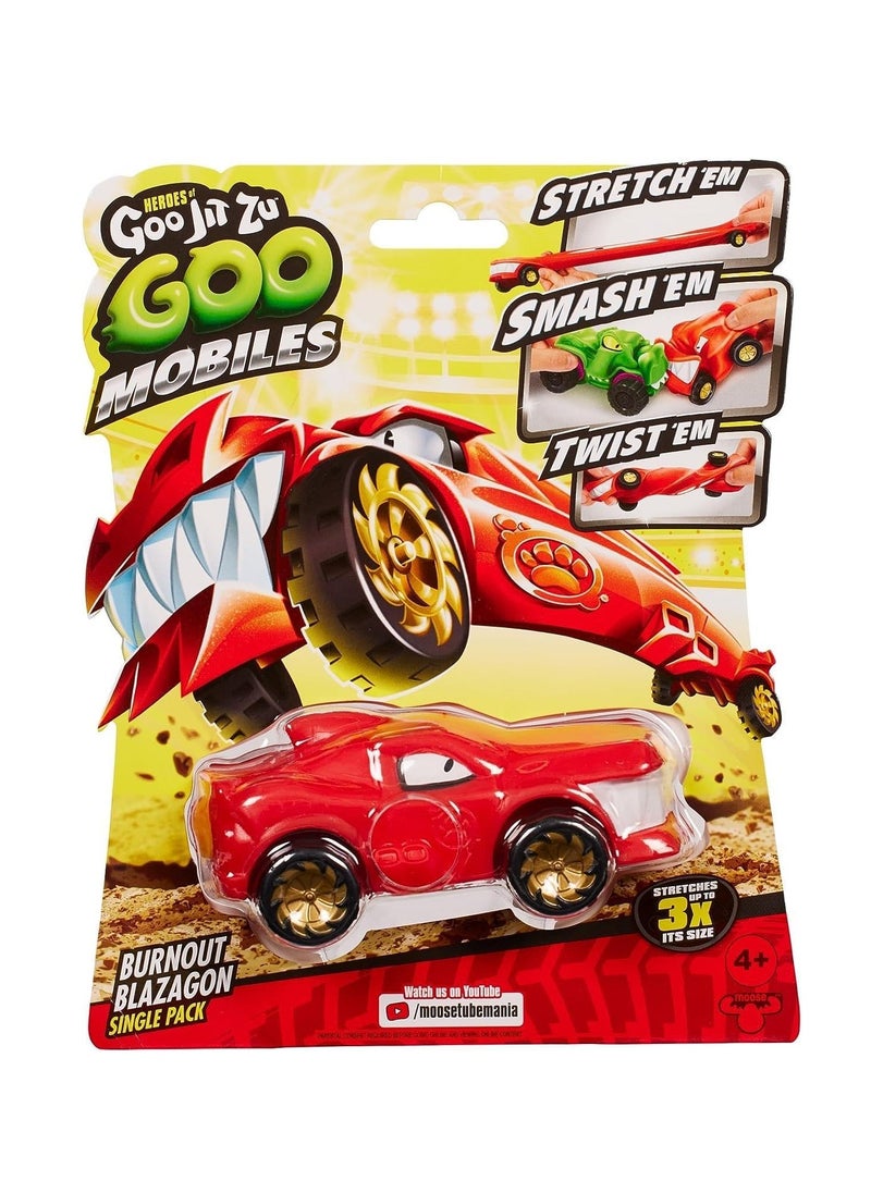 GOO JIT ZU - Goo Jit Zu Mobiles Burnout Blazagan Single Pack - Image 1