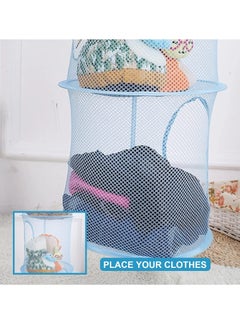 KASTWAVE 4 Tier Collapsible Hanging Storage Mesh Basket Suitable for Room Toys Clothes Sundries  - Image 5