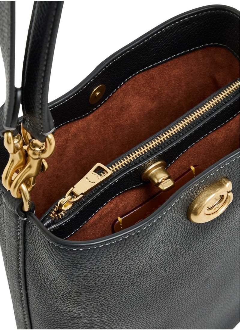 حقيبة دلو ناعمة من COACH Willow مقاس 19