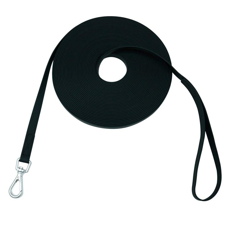 NIMBLE Waterproof Dog Training Leash 50FT 30FT 15FT 10FT 5FT Heavy Duty Recall Long Lead for Large Medium Small Dogs (10FT, Black) - Image 1