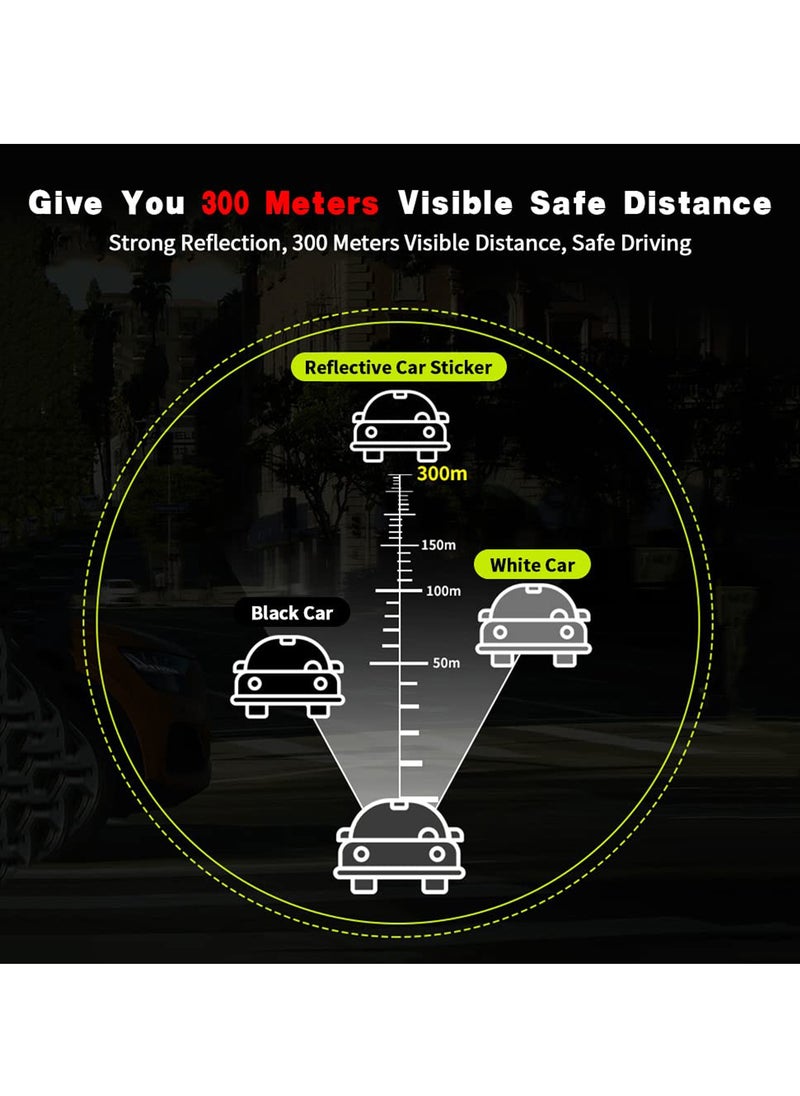 SYOSI - Car Reflective Wiper Stickers, Rear Wiper Decal Funny Cat Moving Tail Waving Wiper Decal, Highly Reflective Vinyl Safety Warning Reflective Stickers for Cars Rear Wipers Windshield Stickers (Red) - Image 1