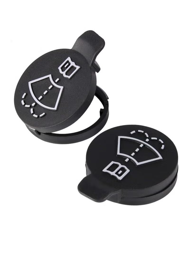 Generic Windshield Wiper Washer Fluid Reservoir Tank Bottle Cap - Replacement for Chevrolet Buick LaCrosse Cadillac CTS Pack of 1 Black (Exact Fit)  - Image 1