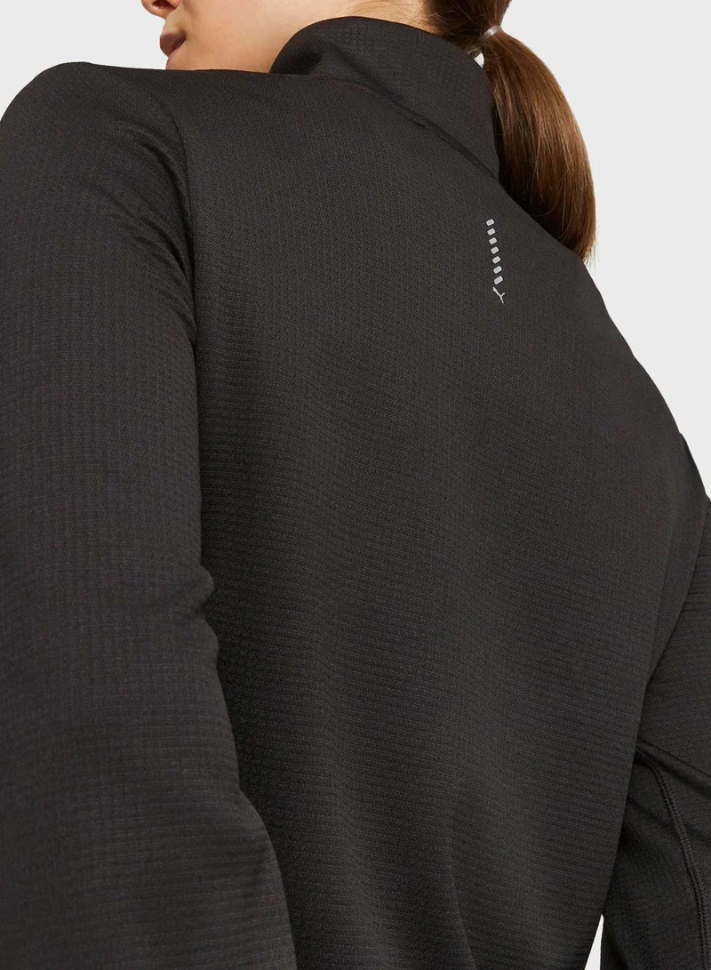 PUMA Run Micro Fleece Sweatshirt