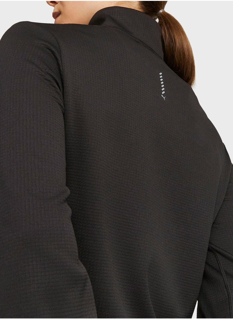 PUMA - Run Micro Fleece Sweatshirt - Image 1