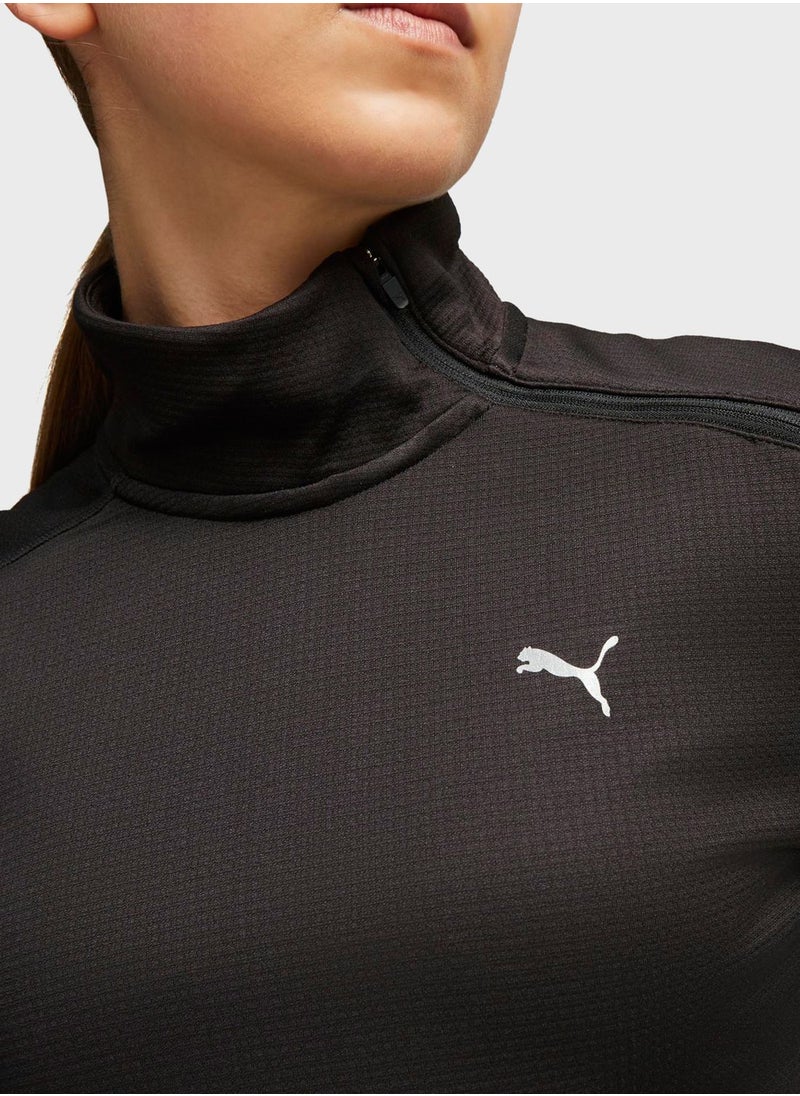 PUMA - Run Micro Fleece Sweatshirt - Image 1