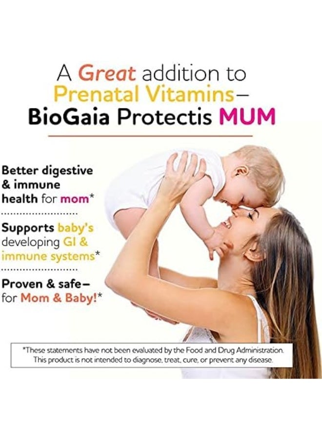 BioGaia كبسولات بيوغايا البروبيوتيك قبل الولادة للأم والطفل - Image 3