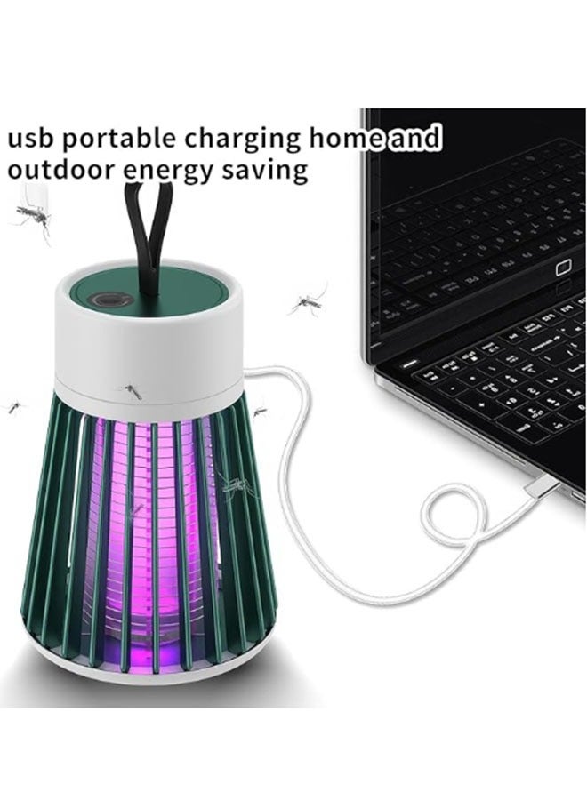 EHOME Bug Zapper Outdoor Indoor Mosquito and Fly Killer Electric Rechargeable Mosquito Zapper Flying Insect Trap Portable Cordless Bug Zappers USB Bug Bulb LED Light Mosquito Trap for Home,Camping  - Image 5
