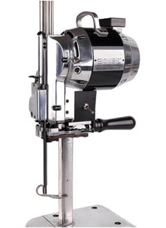 Industrial Fabric Cutting Machine Electric Cloth Cutter 10” High Speed Straight Knife Cutting Machine with Automatic Knife Sharpening 800W (110V)