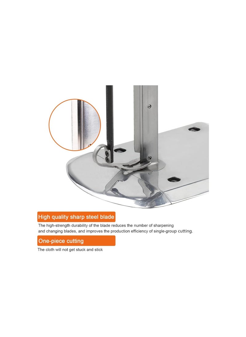Generic - Industrial Fabric Cutting Machine Electric Cloth Cutter 10” High Speed Straight Knife Cutting Machine with Automatic Knife Sharpening 800W (110V) - Image 1