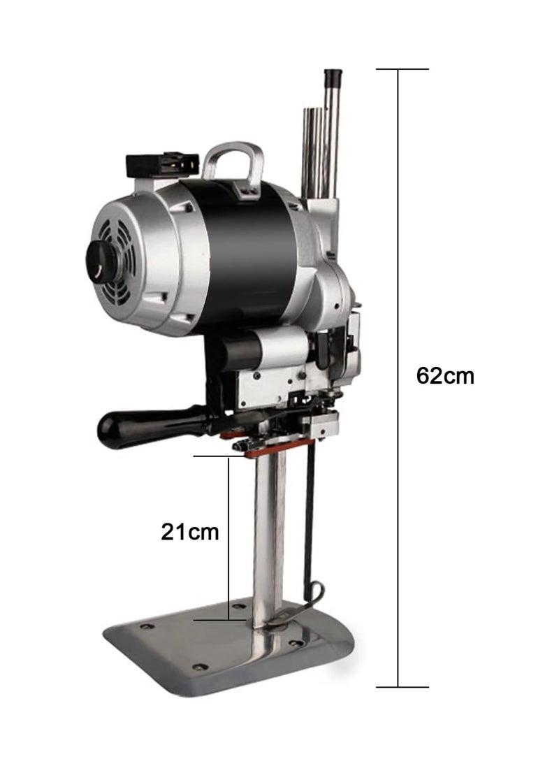 Generic - Industrial Fabric Cutting Machine Electric Cloth Cutter 10” High Speed Straight Knife Cutting Machine with Automatic Knife Sharpening 800W (110V) - Image 1