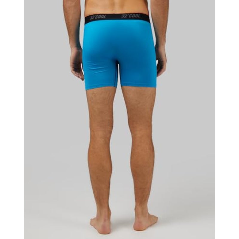 3 Degrees Men's 4 Pack Active Boxer Brief Anti-Odor Quick Drying 4-Way Stretch - Image 5