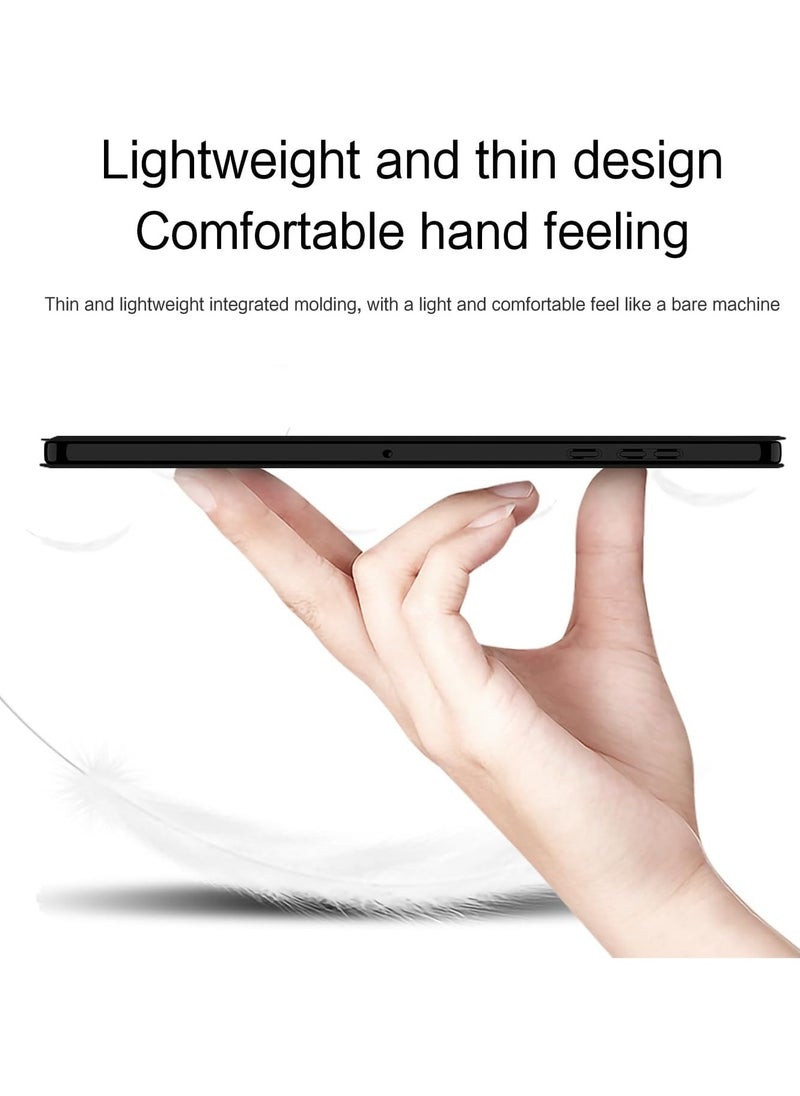 VKL - Case Compatible with Honor Pad X8a, [Stand Feature] TPU Anti-scratch Protective Case, Ultra Thin Smart Cover Kickstand Case, for Honor Pad X8a-Black - Image 1