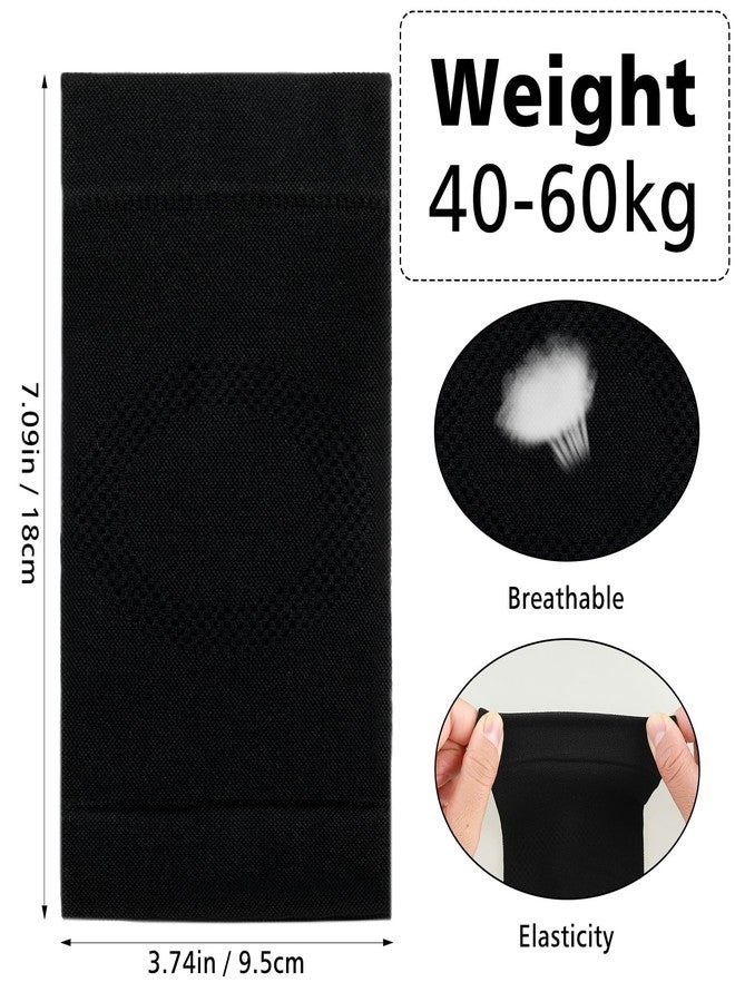COMNICO Elbow Brace Compression Sleeve Nylon Tennis Golfers Elbow Joint Support Sports Protection Arm Support Sleeves Pain Relief Pads for Women Men (Black) - Image 2