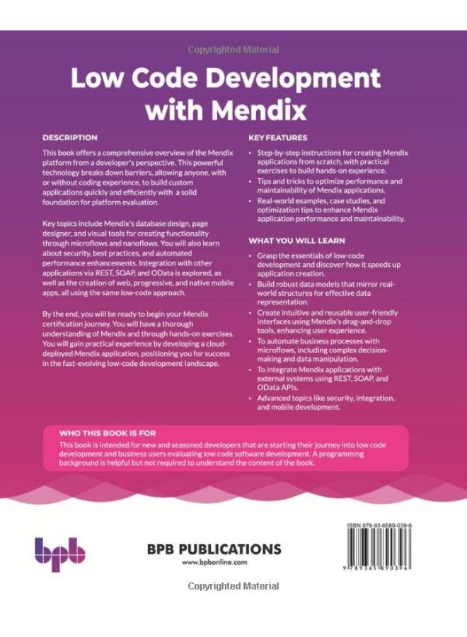 Low Code Development with Mendix: Developing state of the art innovative apps at speed with the Mendix low code development platform (English Edition) - Image 2