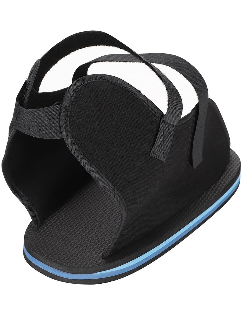 MEGA Post Op Shoe Broken Toe Open Walking Shoe Lightweight Surgical Foot Protection Cast Boot Adjustable Straps for Ankle Injures Support Bunion Hammertoe Post Surgery Brace Foot Fracture Orthopedic Shoe ( L) Size: Large - Image 4