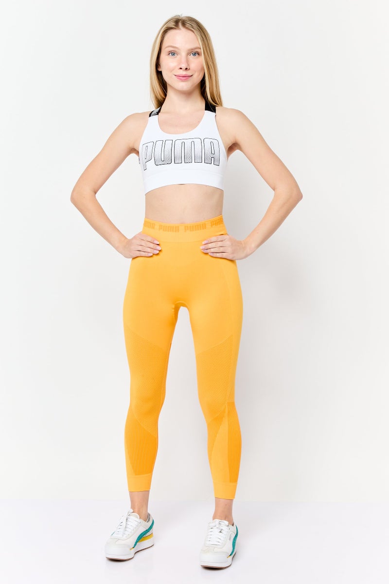 PUMA سراويل ليغينغز رياضية نسائية مناسبة للتدريب، برتقالي - Image 3