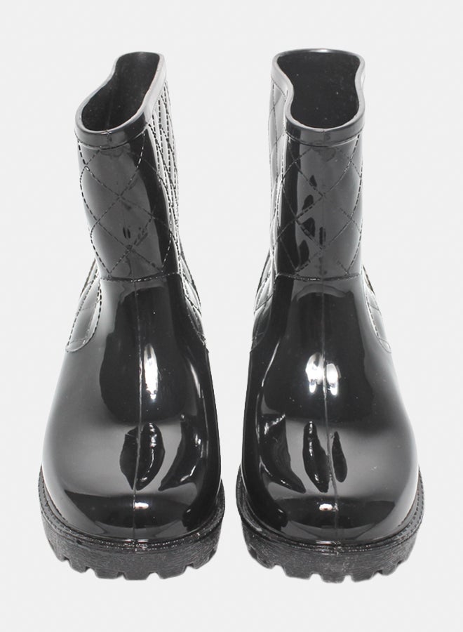 Glitter Women Half-Boots - Black - Image 3