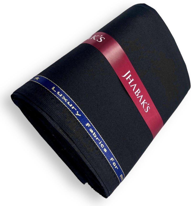 JHABAK'S Unstitched Viscose Rayon Self Design Trouser Fabric (1.30 Meters, Pack of 4) C - Image 2