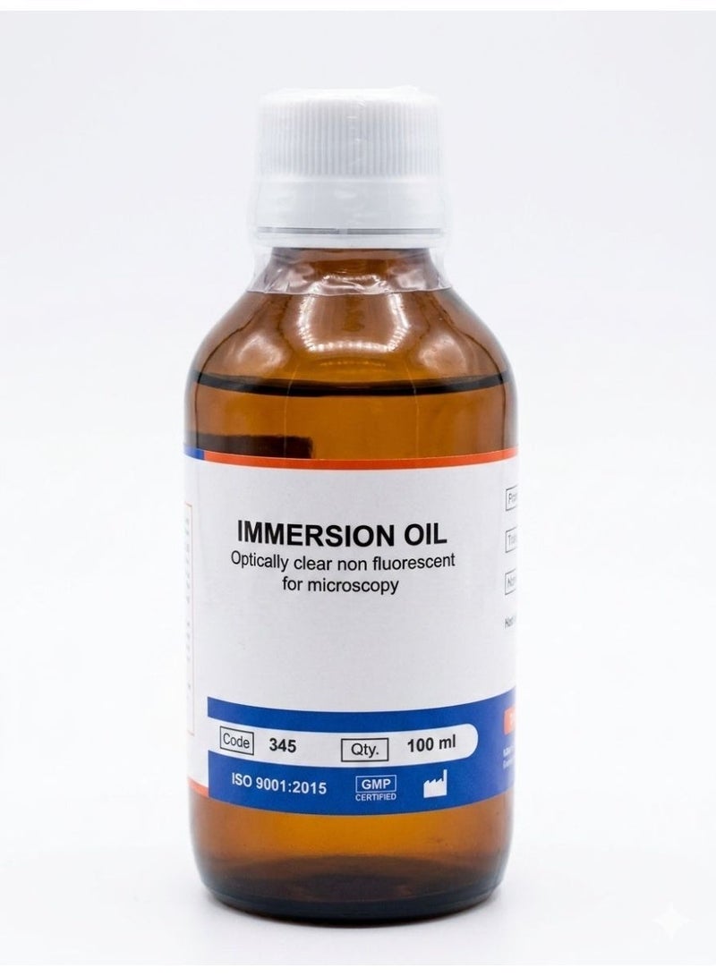 TM MEDIA Microscope Immersion Oil 100ml - Compatible with All Brands and Microscope Types - Universal Oil for Best Image - Ideal for a Variety of Microscopes - Image 3