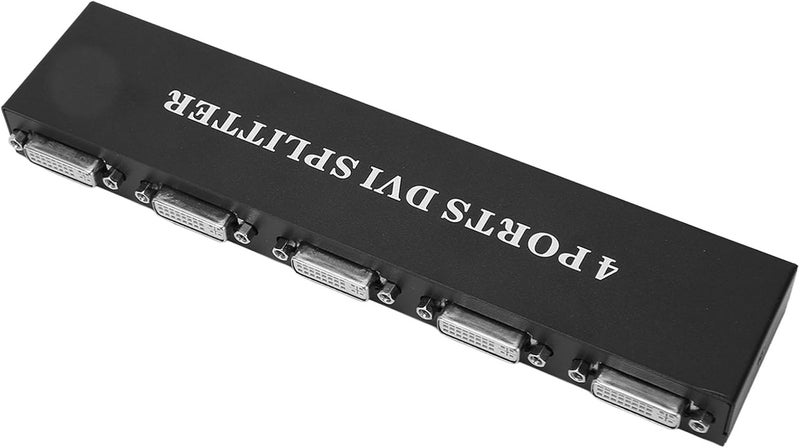SUNGOOYUE DVI Splitter, 1 in 4 Out HD Lossless Video Distribution Duplicator with Plug and Play, for PC Laptop HDTV Projector Conference Room (US Plug) - Image 2