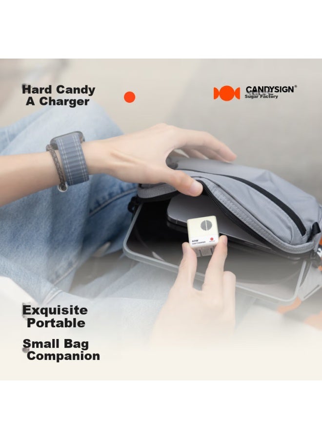 Candysign Candy Hard Candy A 40w Gan Avs Fast Charging Adapter Pd3.2 Compatible With Ipad Apple 17/16 Android Pd Fast Charging Typec - Image 3