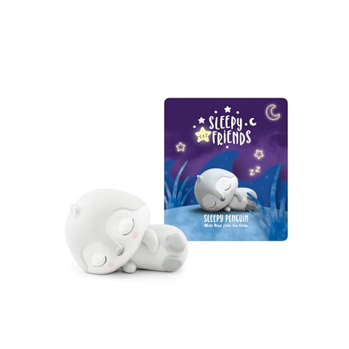 Tonies Sleepy Friends White Noise from The Ocean Audio Toy Figurine Featuring Sleepy Penguin - Image 1