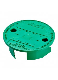 Underhill Sprinkler Valve Round Box Lid, VersaLid 6 to 7 Universal Cover for Automatic Irrigation System, Lawn, Yard, Outside, Green, VL-6