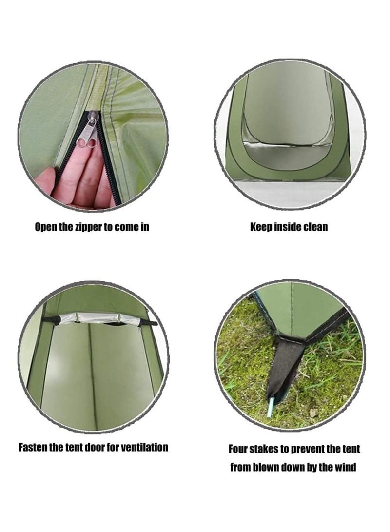 BLOOMING TIME Outdoor Changing Clothes Shower Tent 190 x 120cm  - Image 4