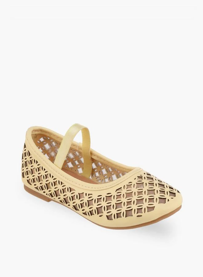 Flora Bella By Shoexpress Flora Bella Girls Laser Cut Ballerina Shoes