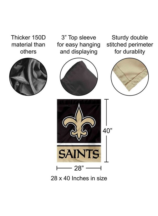 WinCraft New Orleans Saints Two Sided House Flag - Image 2