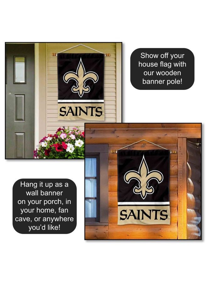 WinCraft New Orleans Saints Two Sided House Flag - Image 5