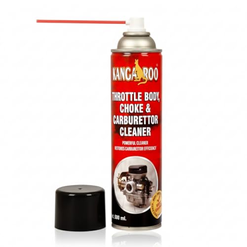 Kangaroo Choke Carburettor Throttle Body Cleaner Spray | Fuel Oil Deposit Cleaner Spray 500 Ml Each (Pack Of 1). - Image 2