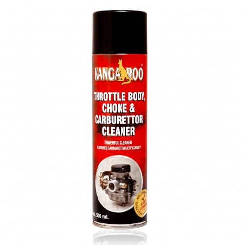 Kangaroo Choke Carburettor Throttle Body Cleaner Spray | Fuel Oil Deposit Cleaner Spray 500 Ml Each (Pack Of 1). - Image 1