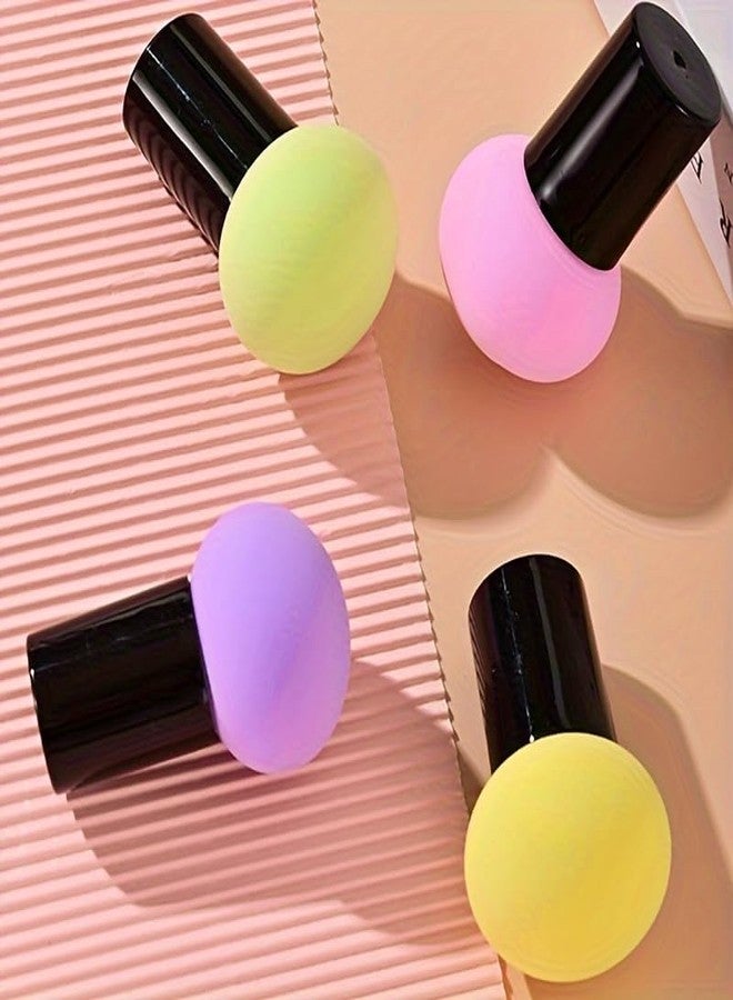 Chronex كرونكس 3 قطع إسفنجة مكياج بلندر جمال تصميم مقبض فطر مع صندوق PET - Image 3