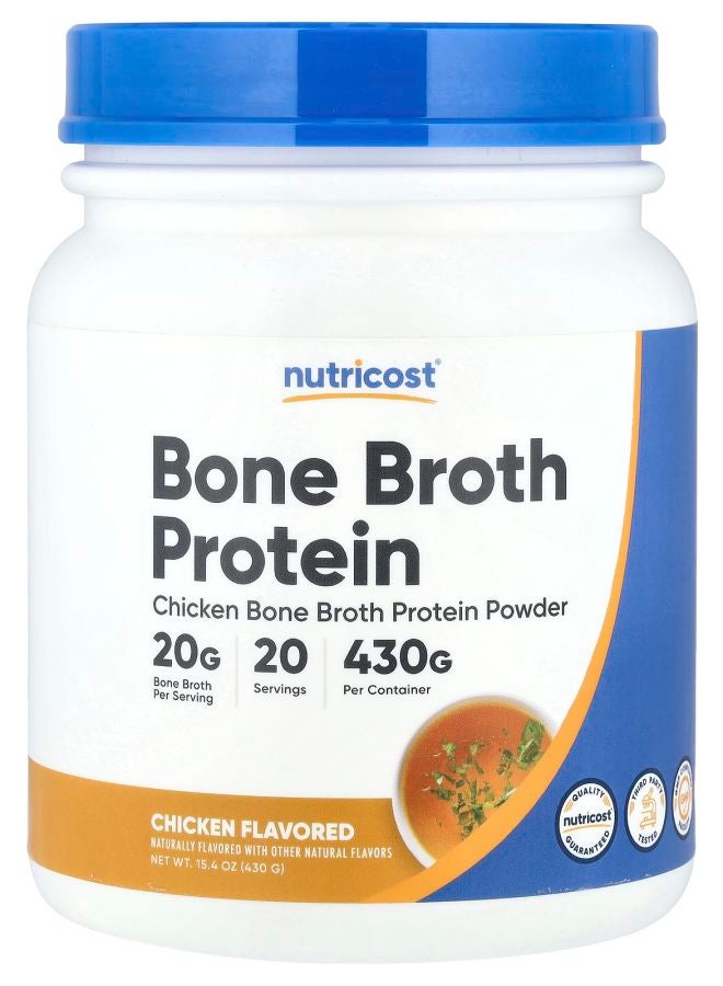 Nutricost Bone Broth Protein Chicken 15.4 oz (430 g)