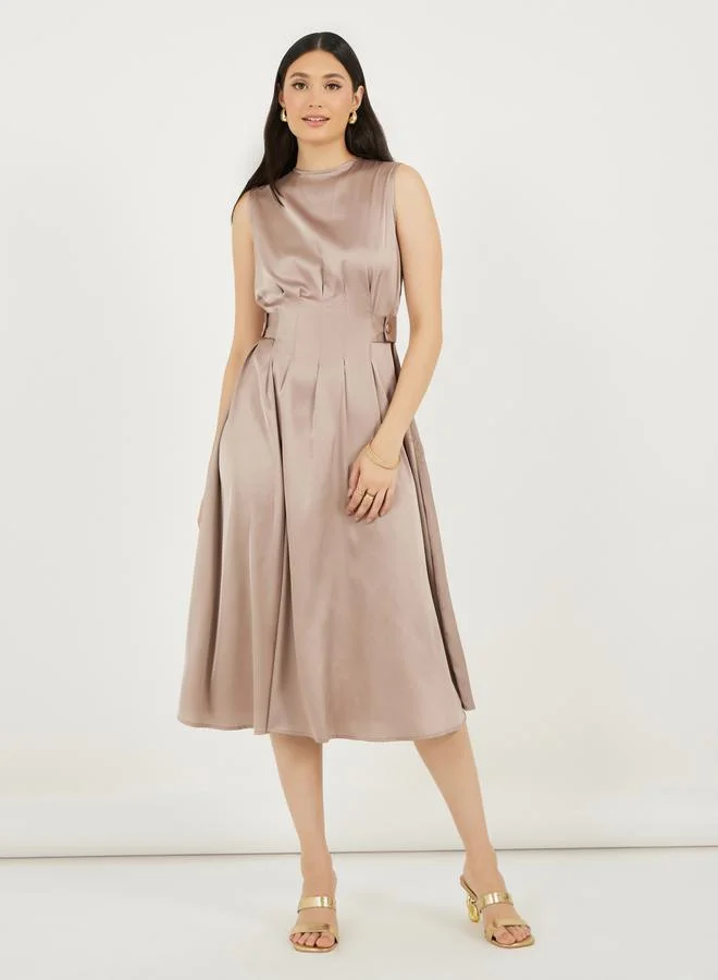 ستايلي Satin Midi Dress