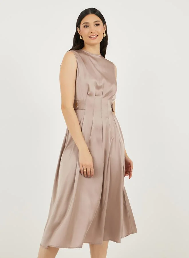 ستايلي Satin Midi Dress