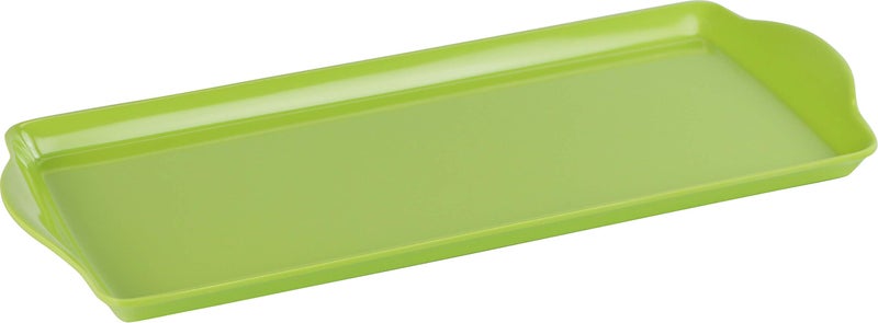 Calypso Basics Plastic Tidbit Melamine Sandwich Tray Lime