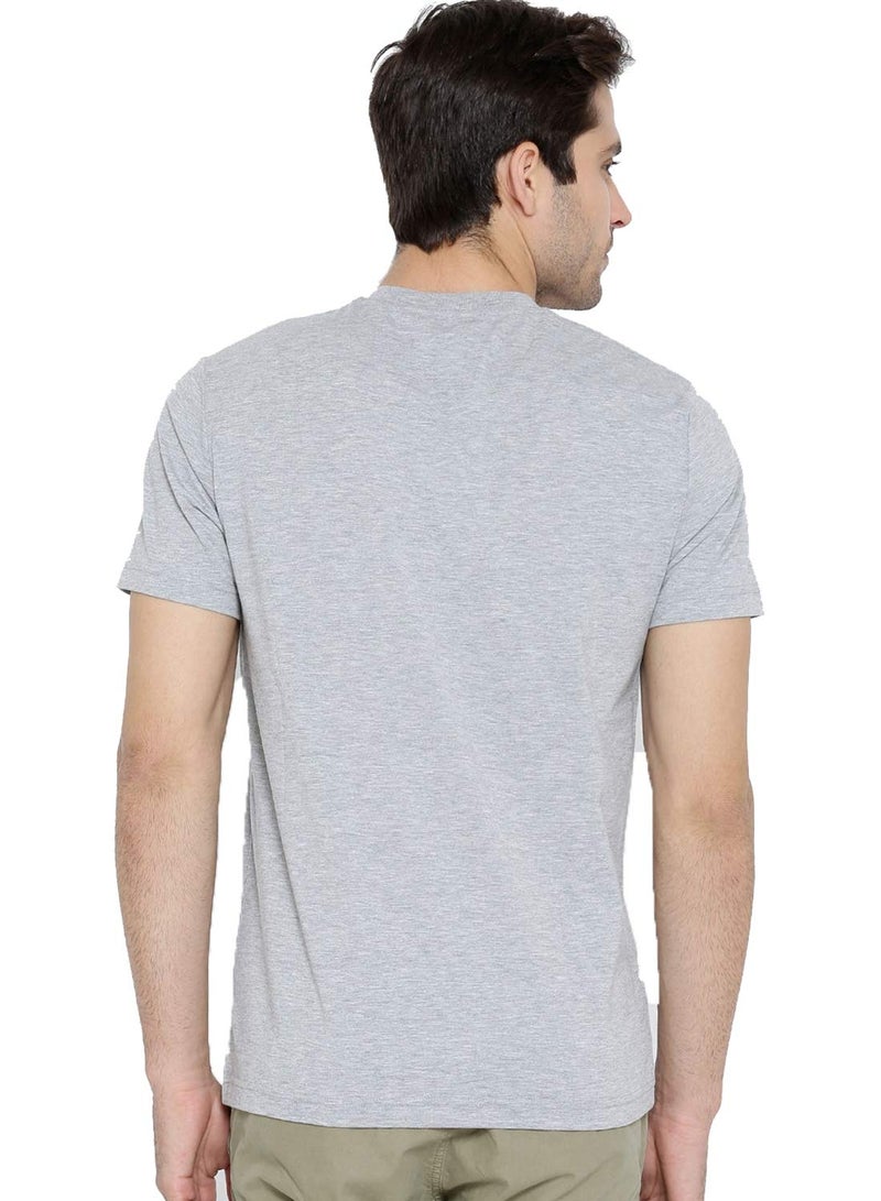 ADRO Men's USA American Flag Printed Cotton T-Shirts (RNR-M-NWW-GR_Grey_L) - Image 2