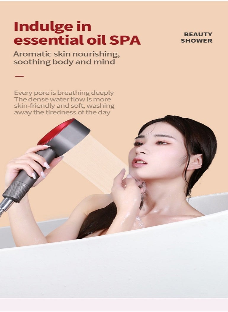 Generic - Aromatic Shower Head with Essential Oils | Relaxing Aroma Therapy Shower Sprayer - Image 1