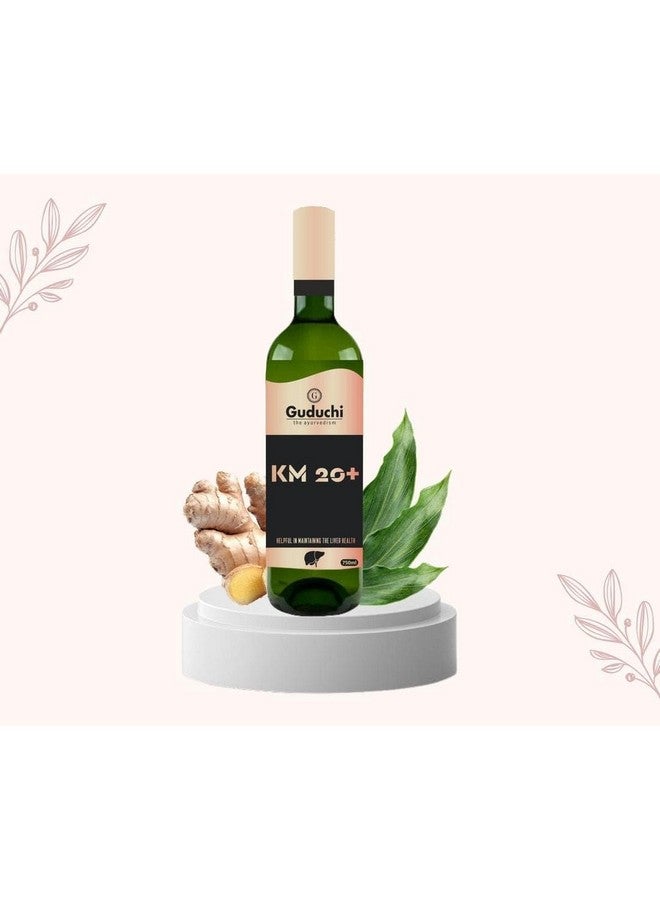 Guduchi The Ayurvedism Guduchi Ayurvedic KM20+ Liver Care Drink - 750ML | 18+ Natural Herbs for Liver Protection & Detoxification - Image 1