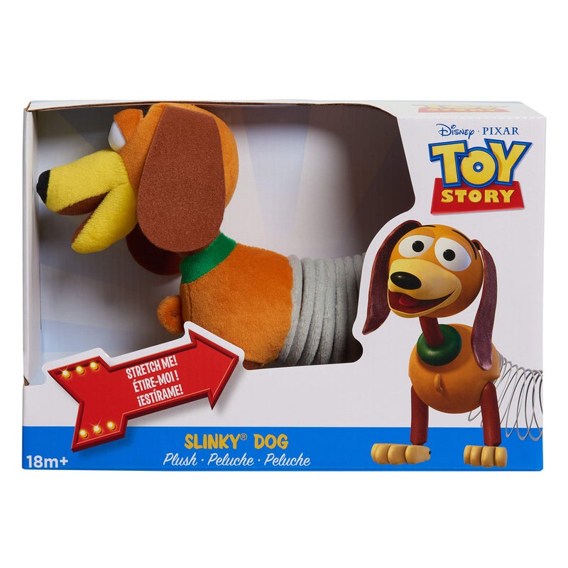 Slinky Disney and Pixar Toy Story 16,5 cm Slinky Dog Plush Stuffed Animal, Kids Toys for Ages 18 Month by Just Play - Image 4