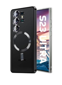 ZOOMEE Protective Shockproof Luxury Plating Full Protection Anti-Scratch Magnetic MagSafe Case Cover For Samsung Galaxy S23 Ultra  - Image 1