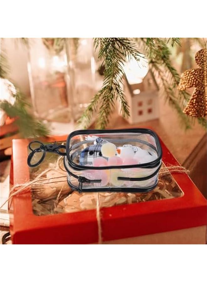Arabest 2 Sets three-dimensional storage rack doll bag key chain Toy Display Holder Keychain Clear Figure Doll Display Container artwork Model Case baby bag Clear Figure Doll Bag - Image 2