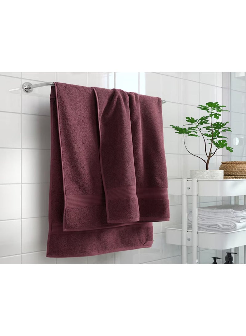 co arma Bath towel, dark red - Image 3