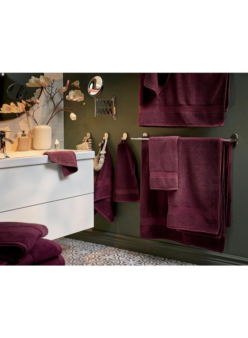 co arma Bath towel, dark red - Image 1