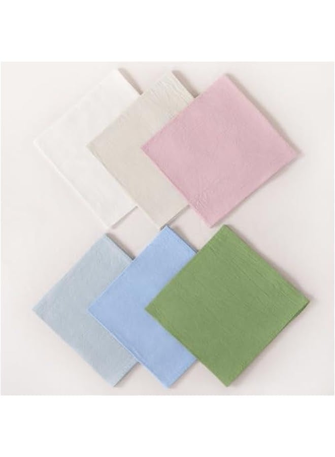 Thanksgiving Napkins Pink Linen Cloth Napkins Washable Dinner Napkins 17x17 for Fall Friendsgiving Baby Shower Wedding Decoration Set of 4 - Image 5