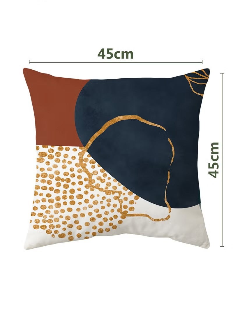 يوڠام طقم من 4 أغطية وسائد بتصميم بوهيمي، بمقاس 45 × 45 سم (18 × 18 بوصة)، مناسبة لغرفة المعيشة، الأريكة، السيارة، السرير، أو أي مقاعد، بتصميم مزدوج الجانبين - Image 5